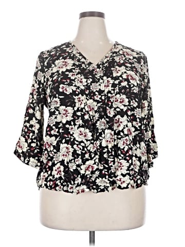Fun2Fun 3/4 Sleeve Blouse (view 1)
