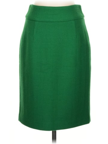 Pink Tartan Wool Skirt (view 1)