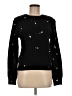 Rag & Bone/JEAN 100% Cotton Color Block Solid Black Pullover Sweater Size M - photo 1