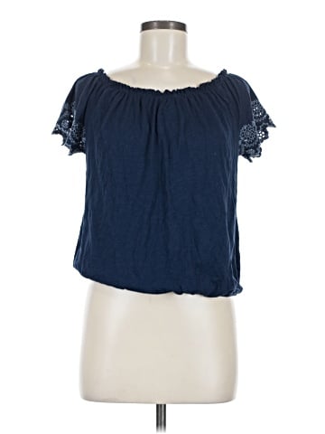 American Eagle Outfitters Short Sleeve Blouse (view 1)