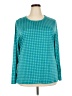 Lands' End Teal Long Sleeve Blouse Size 2X - photo 1