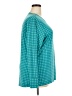 Lands' End Teal Long Sleeve Blouse Size 2X - photo 4