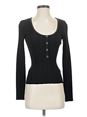 Self-Portrait Long Sleeve Top (view 1)