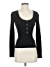 Self-Portrait Black Long Sleeve Top Size S - photo 1