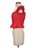 Falling Love 100% Rayon Red Sleeveless Blouse Size XXS (estimated) - photo 5
