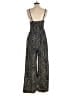 Mittoshop 100% Polyester Animal Print Black Jumpsuit Size M - photo 2