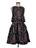 BHLDN 100% Polyester Paisley Teal Cocktail Dress Size 4 - photo 1
