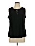 Kasper Black Sleeveless Top Size L - photo 1