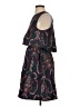 BHLDN 100% Polyester Paisley Teal Cocktail Dress Size 4 - photo 5