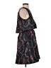 BHLDN 100% Polyester Paisley Teal Cocktail Dress Size 4 - photo 4