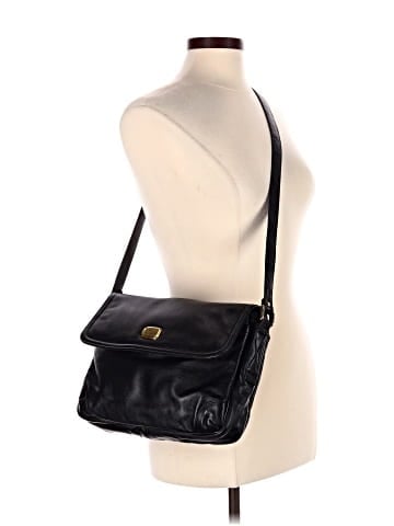 Etienne Aigner Leather Messenger (view 2)