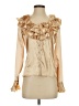 M by Marc Bouwer Tan Gold Long Sleeve Blouse Size XS - photo 1