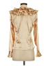 M by Marc Bouwer Tan Gold Long Sleeve Blouse Size XS - photo 2