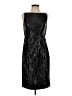 Anne Klein Metallic Black Cocktail Dress Size 4 - photo 1