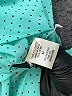 Truth NYC 100% Polyester Polka Dots Teal 3/4 Sleeve Blouse Size M - photo 8