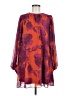 Hutch 100% Polyester Print Purple Casual Dress Size M - photo 1