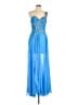 Alyce 100% Polyester Blue Cocktail Dress Size 10 - photo 1