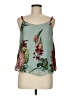 Double D Ranch 100% Rayon Green Sleeveless Blouse Size M - photo 1