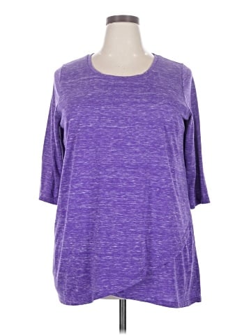 Woman Within 3/4 Sleeve T-Shirt (view 1)