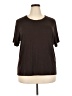 Talbots Brown Short Sleeve T-Shirt Size 2X - photo 1