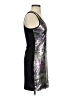 As U Wish 100% Polyester Metallic Silver Cocktail Dress Size S - photo 4