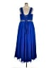 Assorted Brands 100% Polyester Blue Cocktail Dress Size 24 - photo 2
