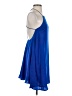 AaKaa 100% Polyester Solid Blue Cocktail Dress Size S - photo 4