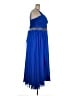 Assorted Brands 100% Polyester Blue Cocktail Dress Size 24 - photo 4
