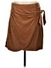Ann Taylor LOFT Brown Casual Skirt Size 4 Petite - photo 1