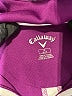 Callaway 100% Polyester Purple Short Sleeve Polo Size M - photo 7