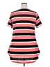 Lularoe Stripes Red Short Sleeve T-Shirt Size 2X - photo 2