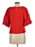 DKNY Red Short Sleeve Top Size L - photo 2