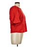 DKNY Red Short Sleeve Top Size L - photo 4