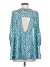 Material Girl 100% Polyester Teal 3/4 Sleeve Blouse Size S - photo 2