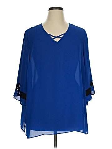 Catherines 3/4 Sleeve Blouse (view 1)
