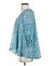 Material Girl 100% Polyester Teal 3/4 Sleeve Blouse Size S - photo 5
