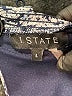 1.State 100% Polyester Paisley Blue Cocktail Dress Size L - photo 8