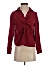 Shein Burgundy Long Sleeve Blouse Size 4 - photo 1