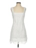 Aqua 100% Polyester White Cocktail Dress Size S - photo 1