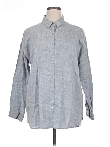 Eileen Fisher Long Sleeve Button-Down Shirt (view 1)