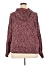 Athleta Animal Print Burgundy Pullover Sweater Size 2X - photo 2