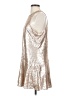 Free People 100% Polyester Metallic Silver Cocktail Dress Size S - photo 5