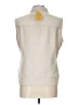 TanJay Ivory Sleeveless Button-Down Shirt Size 12 - photo 2