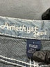 Amethyst Jeans 100% Spandex Blue Denim Shorts Size 1 - photo 3