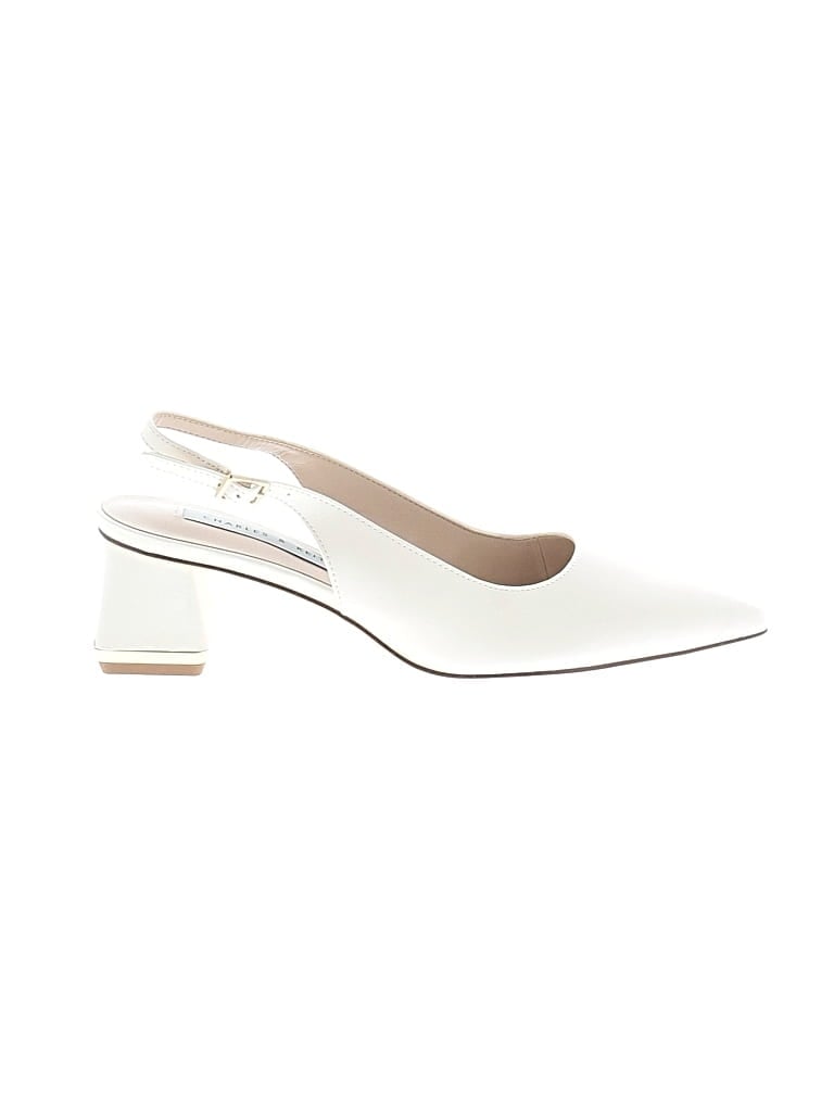 Pre-owned Charles & Keith Heels In White