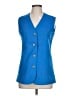 Montgomery Ward 100% Polyester Blue Vest Size L - photo 1