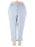 Lane Bryant Polka Dots Blue Jeans Size 20 - photo 1