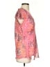 Zero Zero Pink Short Sleeve Blouse Size 27 waist - photo 4