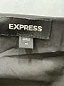 Express 100% Polyester Black Faux Leather Skirt Size 12 - photo 4
