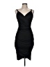 Grace Karin Solid Black Cocktail Dress Size M - photo 1